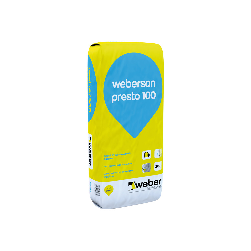 webersan presto 100 - Sanačný prednástrek na vlhké murivo
